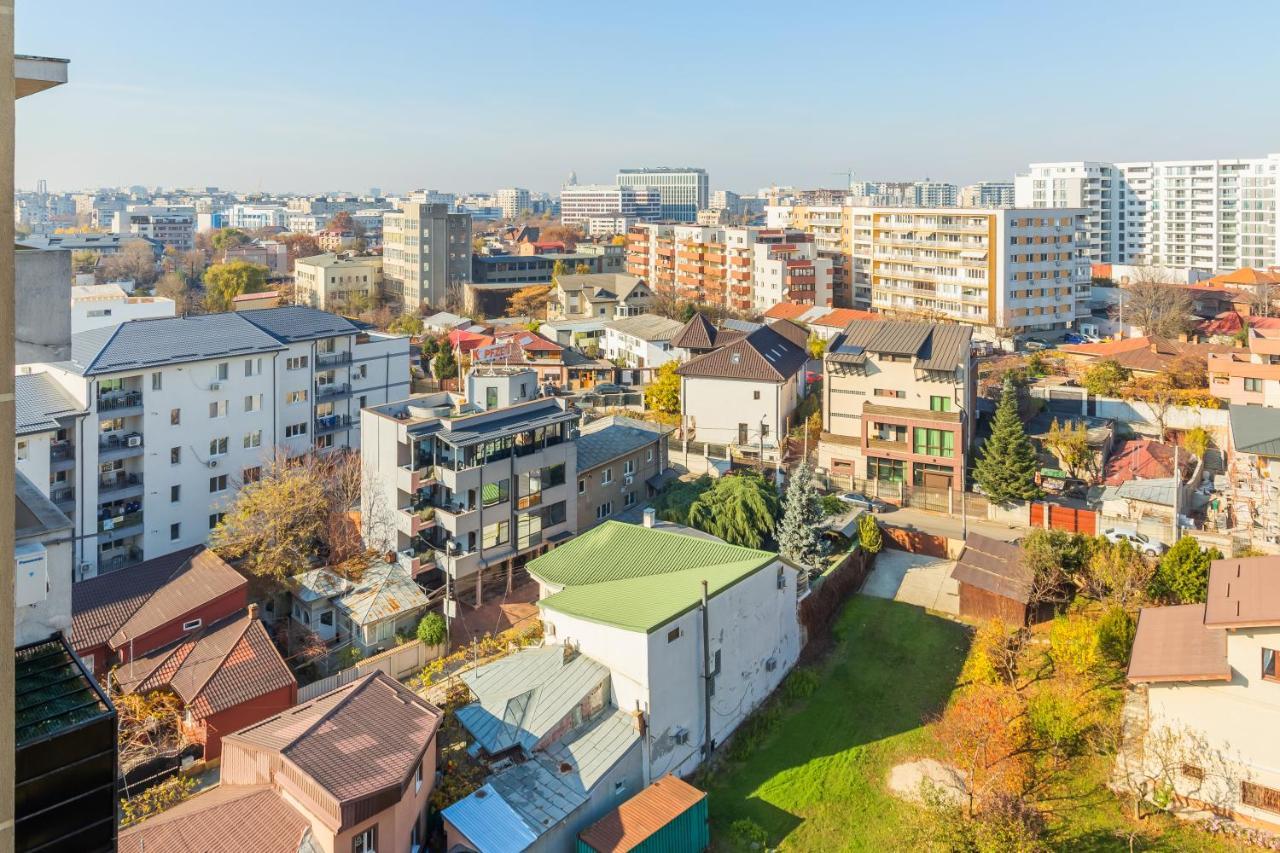 Lovely Apartment With City View Bucarest Esterno foto